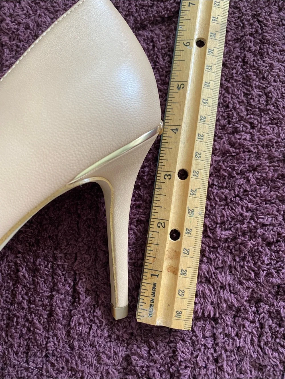 Coach Women's Pointed-Toe Pumps in Blush Nude